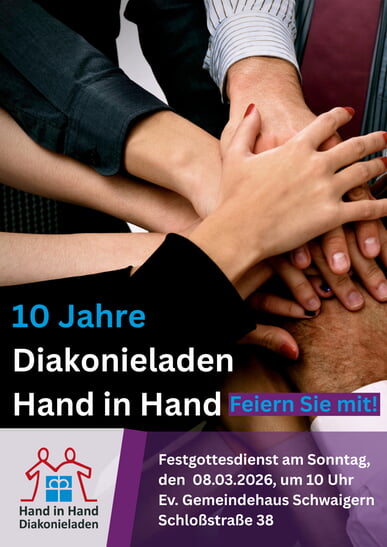 10 Jahre Diakonieladen Hand in Hand
