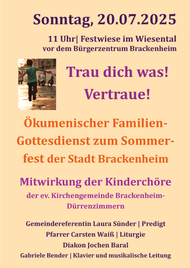 Familiengottesdienst mit Kinderchor